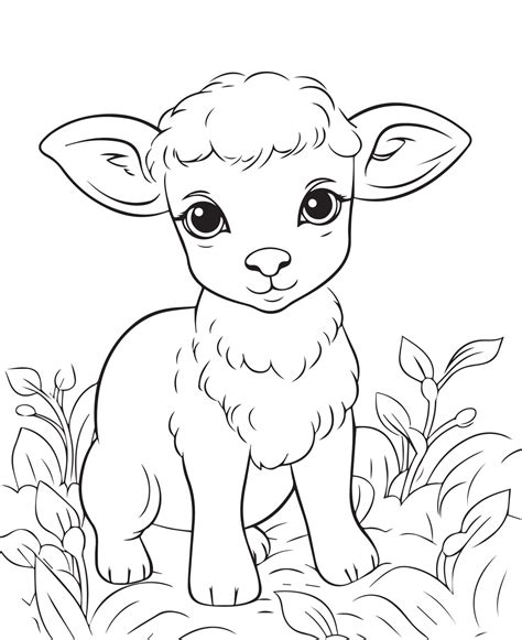 Lamb Chop Coloring.page