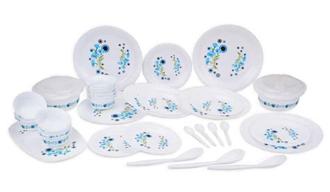 DK Unbreakable Plastic Light Weight Dinner Set of 36 A Pieces 6 Full ...
