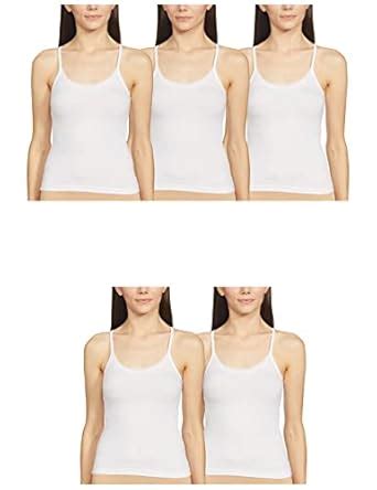 Buy Rupa Jon Women's Cotton Camisole (Pack of 5) at Amazon.in