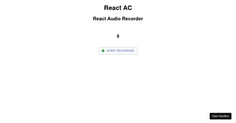 Audio Record Using React JavaScript 的图像结果