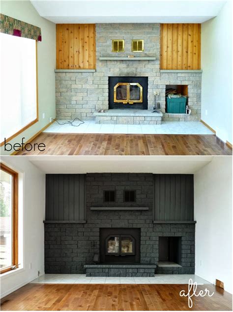 How To Paint Brick Fireplace To Look Like Stone – Fireplace Guide by Linda