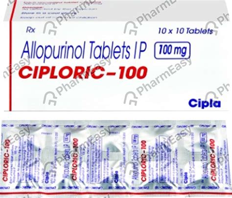Ciploric 100 MG Tablet (10): Uses, Side Effects, Price & Dosage | PharmEasy