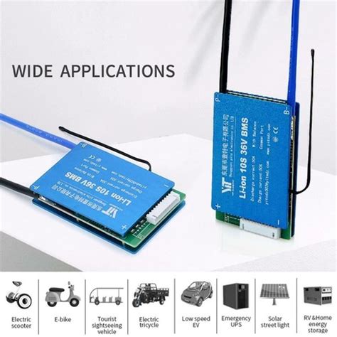 YiT 13S 48V BMS 15A-60A 18650 Li-ion பேட்டரி பாதுகாப | Ubuy India