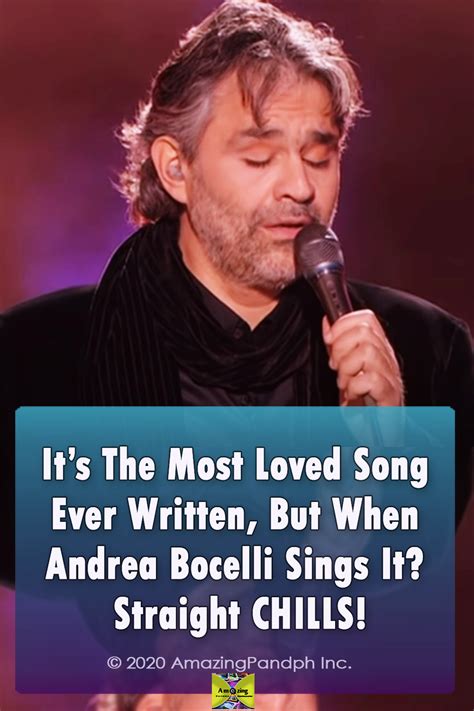 Bocelli performing Can’t Falling In Love : AmazingPandph