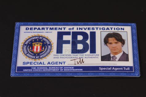 The Prop Gallery | Sam Winchester (Jared Padalecki) Jethro Tull FBI ...