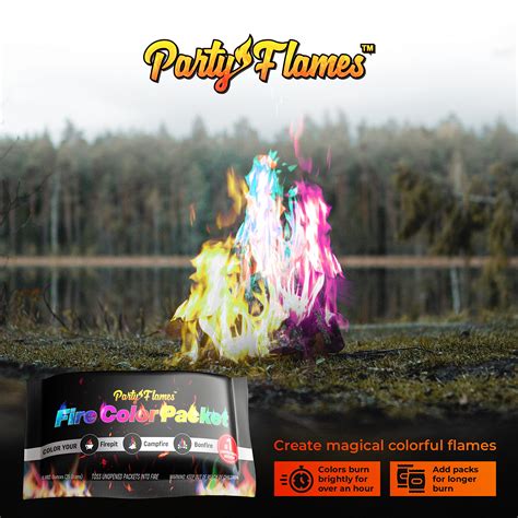 Snapklik.com : Magic Campfire Fire Color Changing Packets For Fire Pit