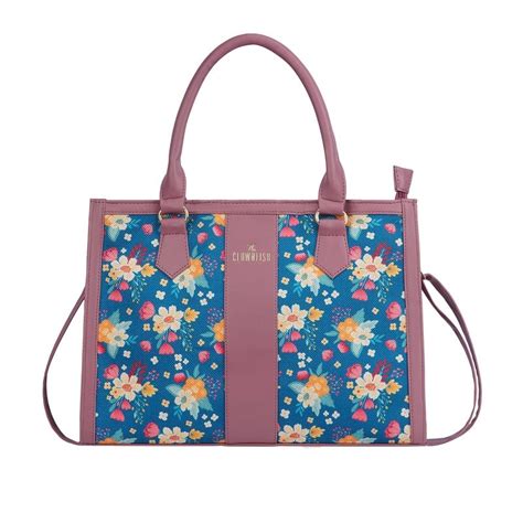 Buy Allure Series: Tote Bag with Floral Design – The Clownfish