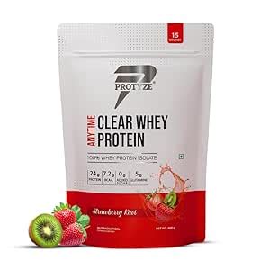 Protyze Anytime Clear Whey Protein Isolate 480gm | 24g Protein Per ...