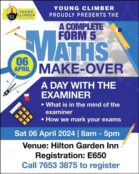 Complete Form 5 Maths Make-Over , Hilton Garden Inn Mbabane, 6 April ...