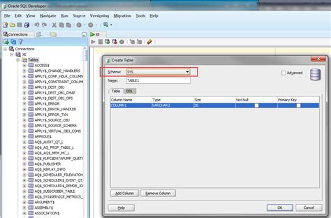 Image result for Oracle SQL Query CreateTable