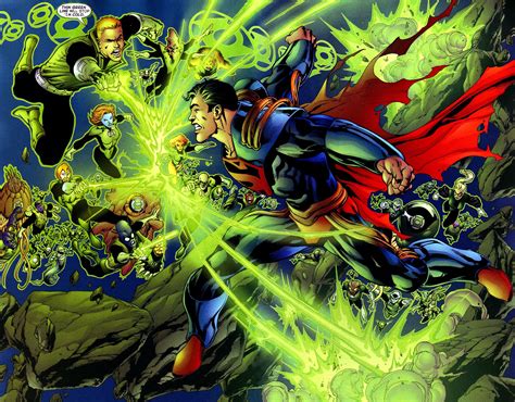 Green Lantern Vs Superman Prime