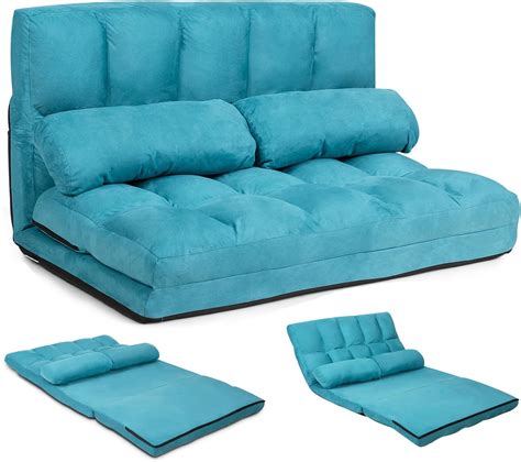 Amazon.com: Moccha Folding Floor Sofa Bed, 6-Position Adjustable Lazy ...