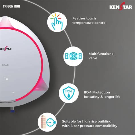 TRIGON DIGI 25L Water Heater – Kenstar Store