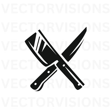 Knives Svg, Crossed Knives Svg, Chef Svg, Chef Knives Svg, Knives ...