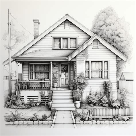 Big House Drawing