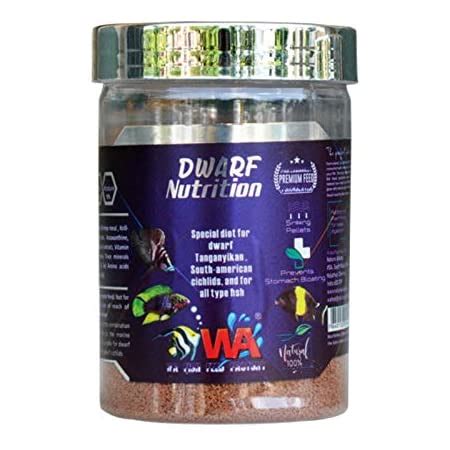 WA Dwarf Cichlid Nutrition Sinking Pellets For Fish Food 220g ...