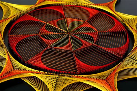 The Sacred Sun Geometry Design | String Art – Dharayati