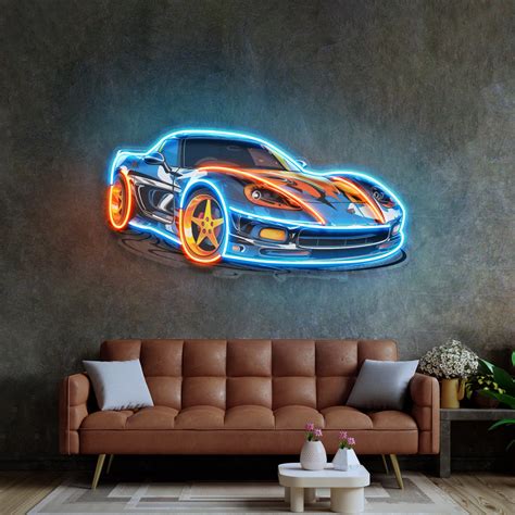 Sports Car LED Neon Sign Light Pop Art – Neonzastudio