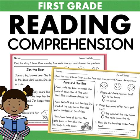 Diy Reading Comprehension Printables 1st Grade