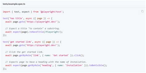 Image result for Playwright Automation Script Example