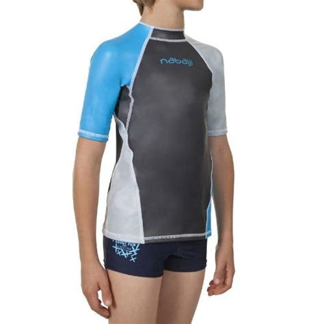 Nabaiji Top- Kloupi Boy's Swimsuits (Blue/Grey) : Amazon.in: Clothing ...