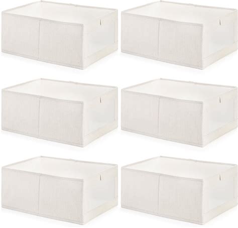 Amazon.com: 8 Pack Linen Closet Organizers and Storage, Foldable Closet ...