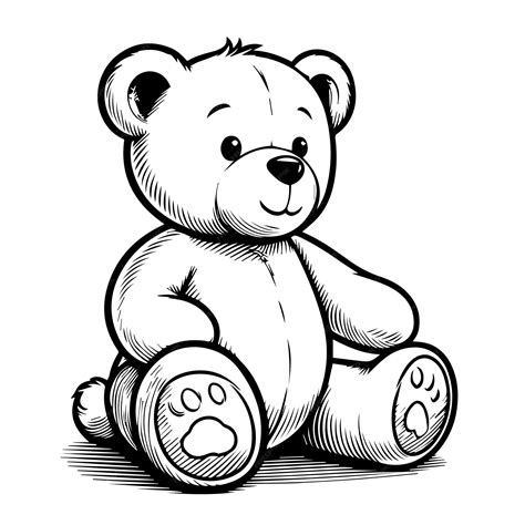 Teddy Bear Outline