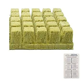 Grodan 2"x2" Inch A OK Starter Plugs Cubes Count Stone Rockwool Grow ...