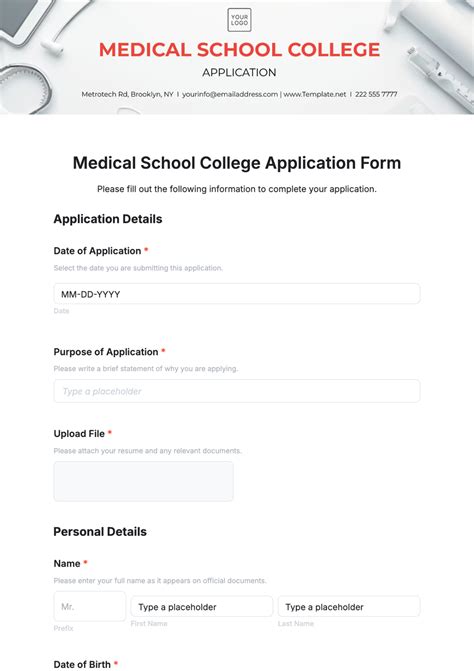 Free Law School College Application Template to Edit Online