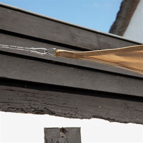 Buy 3m x 4m rectangular shade sail - sand: Delivery by Waitrose Garden