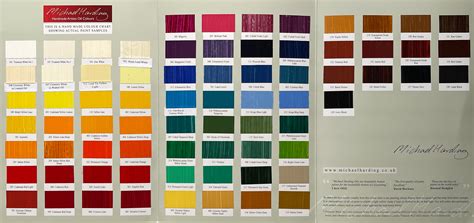 Hand painted artist color charts | Artist Pigments