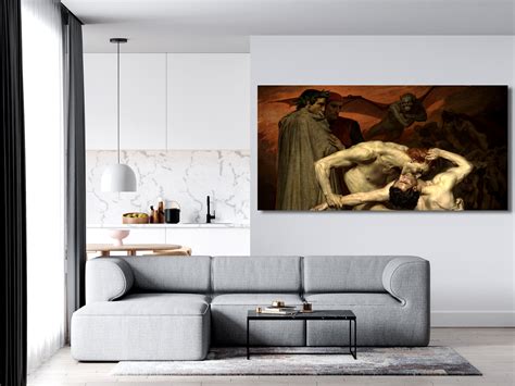 Dante And Virgil Painting