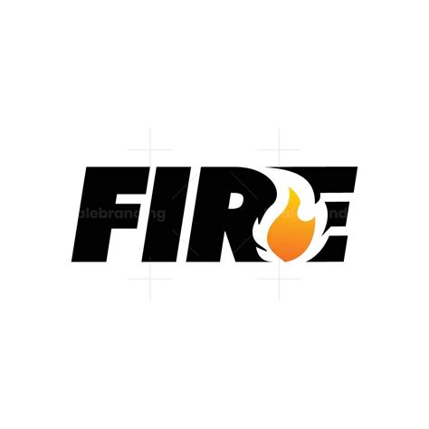fire logotype | Fire typography, Fire icons, Word mark logo