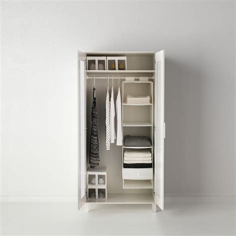 SKUBB storage with 6 compartments, white, 35x45x125 cm (13 ¾x17 ¾x49 ¼ ...