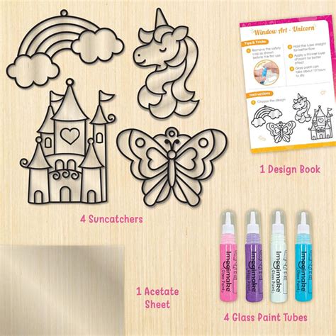 Imagimake DIY Window Art | Glass Painting Kit — Toycra