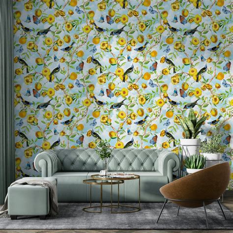 Tropical Rhapsody 1 Wallpaper – Vibrant Jungle Design
