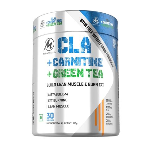 Muscle Metabolix Cla+ 3000mg Carnitine+ Green Tea+ Garcinia Cambogia ...