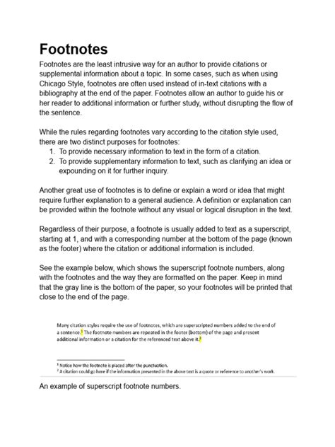 Image result for Types of Footnotes