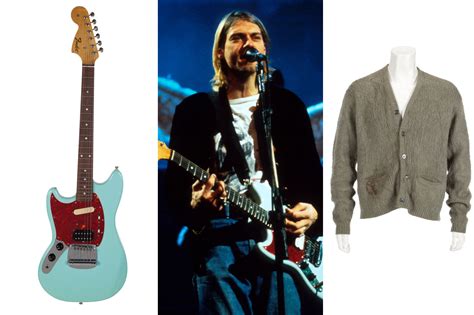 Kurt Cobain’s ‘Unplugged’ sweater, guitar, head to auction
