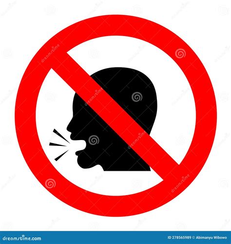 Do Not Make Loud Noises Sign Stock Vector - Illustration of icon, noise ...
