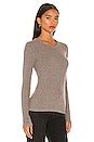 AGOLDE Maya Scoop Neck Rib Top in Granola Heather | REVOLVE