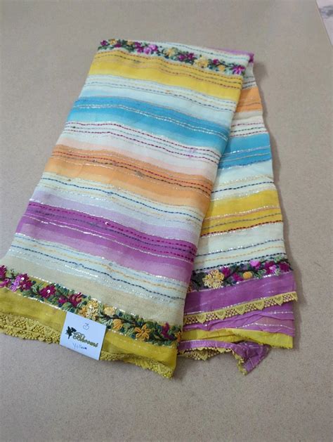 Pure Chiffon Handwork