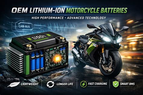 OEM Lithium Ion Motorcycle Batteries: Engineering Guide