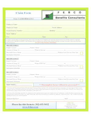 Fillable Online healthdepartment Claim Form Form: CLAIMFORM06112013 ...