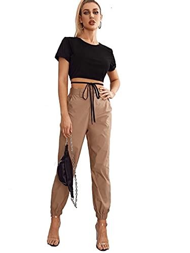 Buy Aahwan Black Solid Wraparound Self-Tie Crop Top for Women & Girls ...