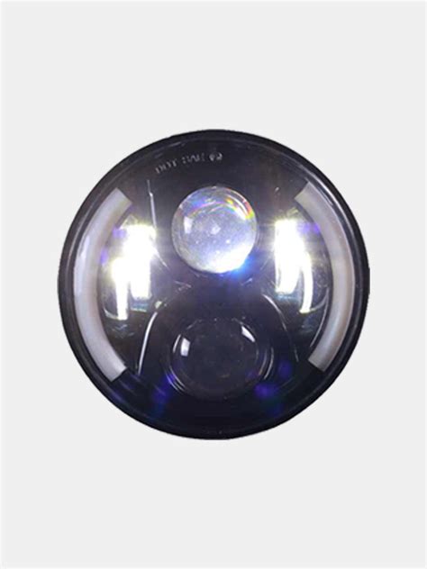 7 Inch LED Headlight With Side Park Light-45 Watts – Moto Modz
