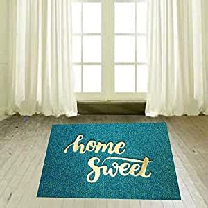 CASA-NEST Non Wooven PVC Anti Skid Water Absorbent Home Sweet Door Mat ...