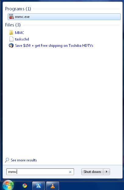 MMC Console Tutorial 的图像结果