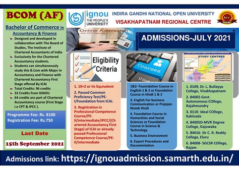 IGNOU-RC-visakhapatnam - News & Events - Archives - Information ...