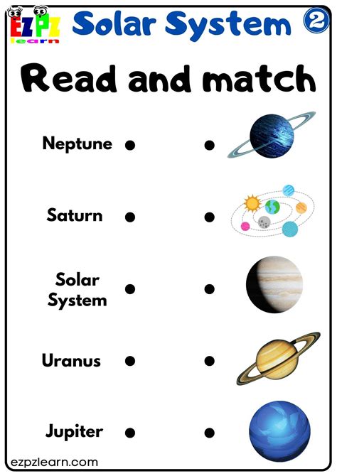 Image result for Worksheet On Solar System